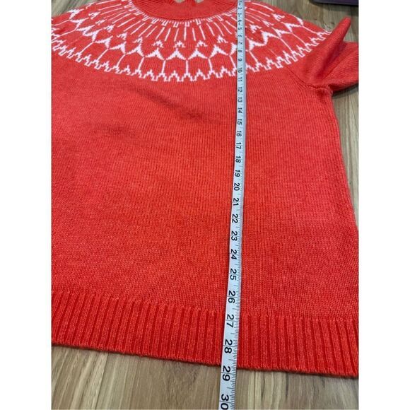 Talbots NWOT FAIR ISLE MOCKNECK SWEATER sz XL petite - Picture 7 of 7